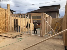 Framing out the Garage
